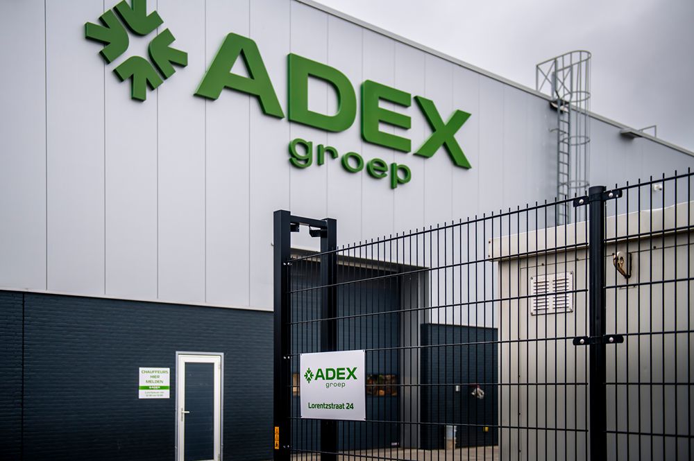 Dubbelstaafmathekwerk schuifpoort Adex